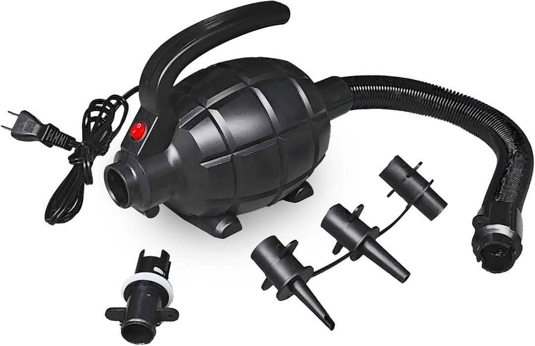 Electric Air Pump for Inflatable Air Tumble Track Gymnastics/Flooring/Tumbling/Yoga/Taekwondo/Exercise Gym Fitness Training Mat Inflatable Stand Up Paddle SUP Board, 110-120V