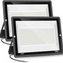 500W 2pack LED Flood Light Outdoor,(2750W Equivalent)Super Bright 58,500LM Daylight 5000K IP66 Waterproof Security LED Arena Lights,Commercial Lighting Floodlight for Backyard|Court|Stadium|Fields