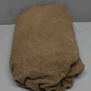 PrinceDeco Stretch Armchair Covers for Chairs Slipcovers for Living Room Couch Covers for Chair Protectors Cover for Dogs/Pets/Kids, Feature Checks Pattern Jacquard Bouncy, Thick and Soft,Macchiato