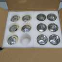 Gold Votive Candle Holders 11Pcs Assorted Gold Mercury Glass Votives Tealight Candle Holders for Table Centerpiece Wedding Bridal Shower Engagement Party Festival Holiday Home Decor