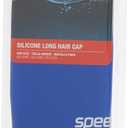 Speedo Silicone Long Hair Swim Cap (Blue)