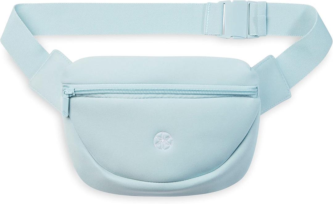 Gaiam Altitude Waist Pack - Storage Belt Bag for Women And Men - Adjustable Belt With Lightweight Pouch For Storing Essentials (One Size, Morning Dew)