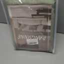 Full Blackout Sage Green Curtains 84 inches Long for Living Room, Black Out Linen Insulating Heat Light Blocking Curtains for Bedroom, 52x84 in Length, Sage Green