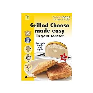 2 x Toastabags - Grilled Cheese Made Easy in Your Toaster. Up to 100 Times 2 pack