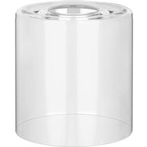 1 Pack Clear Glass Shade Cylinder, Glass Lamp Shade Replacement Shade for Pendant light, Floor lamp, Desk lamp, Wall Sconces and Bathroom Light Fixtures