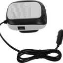 GLEAVI 12v Portable Car Heater Defroster Fast Heating Windscreen Defogger for Vehicles Multi-function Rotary Design Compact Automotive Interior Heater