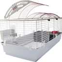 Living World - Deluxe Hybrid Habitat, X-Large - Rabbit, Guinea Pig, Chinchillas, and Small Animal Cage (46.9"L x 22.8"W x 24.0"H)