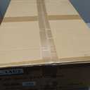 3 Pieces LB Rear Car Seat Covers, Waterproof Nappa Leather Rear Car Seat Protectors, Universal Auto Interior Fit for Sedans SUV Pick-up Truck, Black