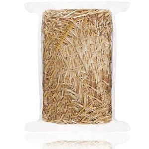 3LB Natural Wheat Straw, Premium Organic Straw for Animal Bedding, Garden Mulch, Compost, and DIY Crafts - Eco-Friendly, Chemical-Free, and Multi-Purpose
