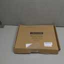 8x10 Floating Picture Frames Set of 2, Made of Metal and Double Real Glass, for Photo Size up to 10x12, Tabletop Display Home or Wedding Decoration (Vertical Silver)