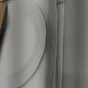 Y YHY Ceramic Dinner Plates, 10.6 Inch Porcelain Scalloped Plates, Off-White Serving Dishes Set of 6 for Home Kitchen, Microwave & Dishwasher Safe, Dinnerware Dishes Gift for Thanksgiving Christmas