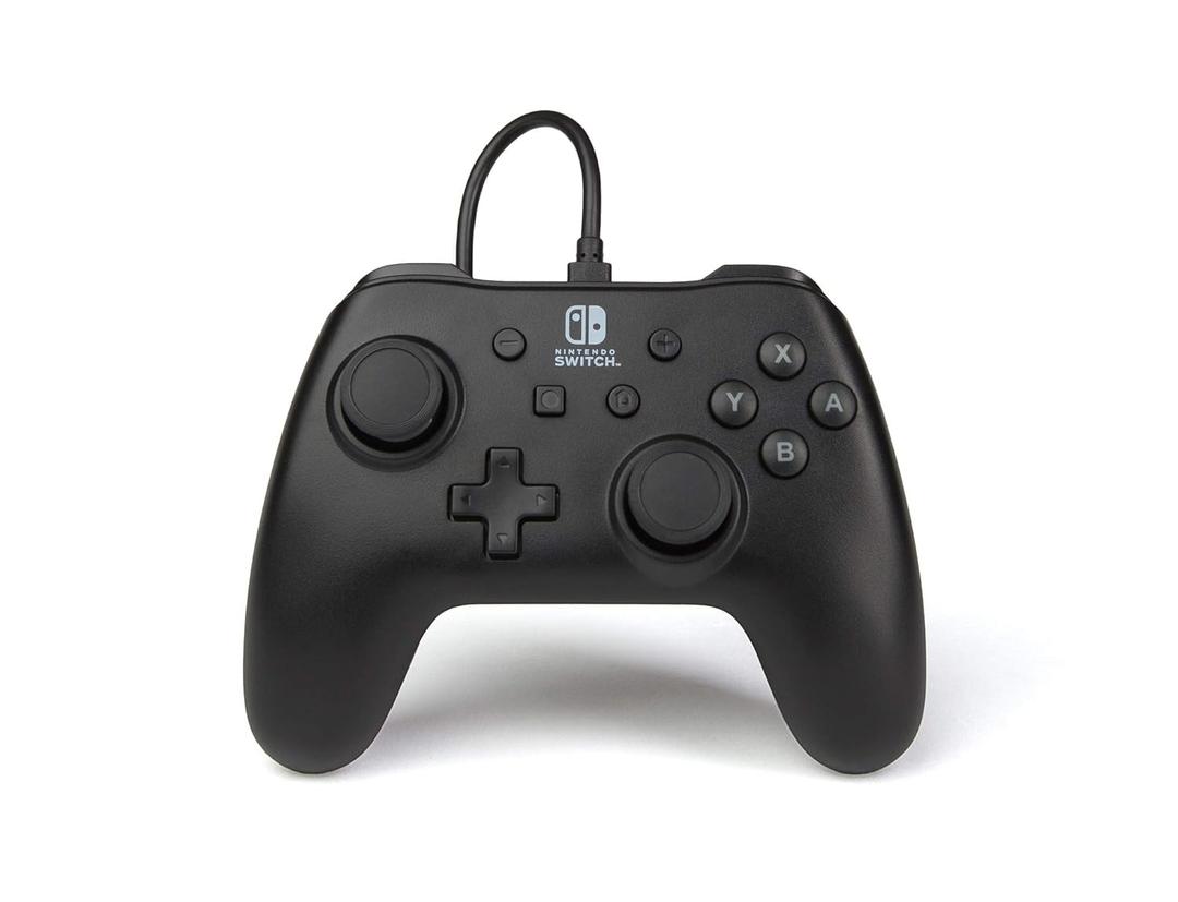 PowerA Nintendo Switch Wired Controller - Black, Detachable 10ft USB Cable, No Battery Required, Officially Licensed By Nintendo PowerA Nintendo Switch Wired Controller - Black, Detachable 10ft USB Cable, No Battery Required, Officially Licensed By Nintendo