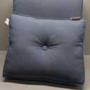 Greendale Home Fashions Outdoor 2-Piece Sunbrella Deep Seat Cushion Set, Spectrum Denim