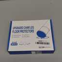 20 Pcs Black Small Chair Leg Floor Protectors for Hardwood Floors, Upgraded Rubber Chair Leg Caps with Felt Pads, Furniture Leg Feet Covers Protect Floors from Scratches Reduce Noise (Fit 0.8"-1")