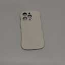 Magnetic for iPhone 16 Pro Case, [Full Camera Protection][Compatible with MagSafe] Cute Wave Frame Silicone Shockproof Protective Phone Case for iPhone 16 Pro 6.3", Stone