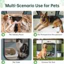 Siedihit 40" Dog Playpen,Cat Puppy Pen, Pet Portable Crate Indoor Outdoor