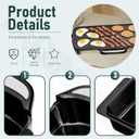 85888 Drip Tray Replacement Compatible with Presto 0706101 22" Electric Griddle with Removable Handles for 0706101 0706201 Griddles