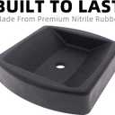 Dual Trailer Swirl Jack Caster Double Wheel Dock Chock Stabilizer