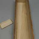 Dandat 2 Set Wood Boxes for Centerpieces 16x4 Inch Rectangle Wooden Planter Box Rustic Wood Planter with Removable Plastic Liner Floral Foam Blocks for Centerpieces Home Wedding Garden Decor