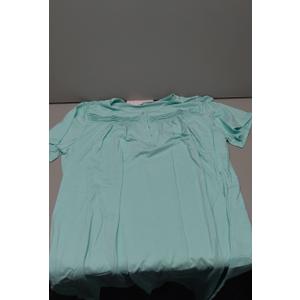 Ficoribety Nightgowns for Women Soft Cotton Night Gowns Women Sleepwear with Pockets, Green, XX-Large