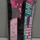 gisgfim 3 Pcs Super Girl Hero Party Tablecloth Pink Super Girl Hero Theme Party Supplies Decorations for Kids Girls Disposable Plastic Table Cover 105 x 54 inch