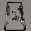 Silver License Plate Frame Cover Holder 1794 Edition for Tundra Truck Car Accessories Stainless Steel 2Pcs