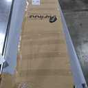 Furinno Cubicle Book Shelf, 12-Cube Thick Frame Bookshelf, Reversible Bookcase with Open Back, 14.6 x 43.8 x 58, for Living Room, Bedroom, Home Office, Black Dark Oak