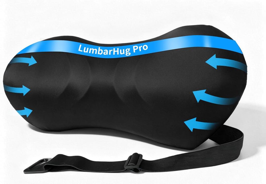 Lumbar Support Pillow for Office Chair - Lumbar Pillow for Car - Ergonomic Lumbar Support Pillow for Car Back Support Cushion
