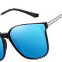 Women’s Cat Eye Sunglasses Oversized Polarized UV400, Lightweight Fashion Shades