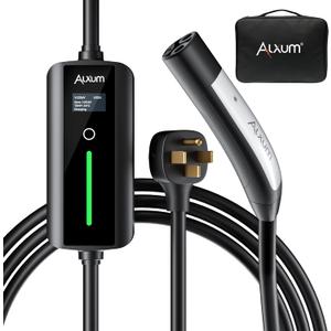 Alxum Level 2 Tesla Charger - 32Amp Tesla Portable Charger with 16.4 ft Cable for Home and Outdoor Mobile Connector with NEMA 14-50 Plug Compatible with All Models X/Y/3/S and Cybertruck