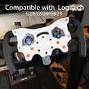 F1 Racing Wheel Mod Kit for Logitech G29 G920 G923, Professional Simulator Upgrade, Ergonomic Controls & Quick-Install Bracket, Gift for Sim Racer or Motorsports Enthusiast (Red+black)
