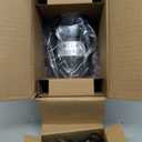 Hon&Guan 4 Inch Inline Booster Duct Fan with Speed Controller - 130 CFM Airflow with 6W Ultra-Low Power and Low Noise