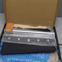 Pizza Peel Aluminum Pizza Spatula, Mooues 12 inch Metal Pizza Paddle(12"x 14")with Rocker Cutter Foldable Wood Handle, [Storage bag included], for Family Pizza Oven Baking Pizza, Dough, Bread & Pastry