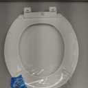 KOHLER 20111-0 Brevia, Slow Close Toilet Seat, Round Toilet Seat, Grip-Tight Bumpers Quick-Attach Hardware, White