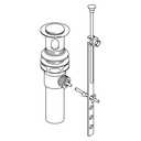 Moen 104770 Commercial Pop-Up Waste Kit, Chrome