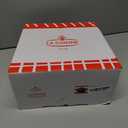 La Cuisine Enameled Cast Iron Dutch Oven Casserole Dish Pot with Lid, 2.1 QT 7.9 /20cm Dia. Internal Matte Black Enamel Coating, Gold-Plated SS Lid Handle Oven Safe up to 500 F, Cranberry