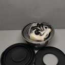 Lord Eagle 5-Speed Hand Mixer Electric Heldhand With Bowls Set, 300W Compact Mixer for Baking, Stainless Steel Mxing Bowl Measuring Cups Spoons (Universal)  (with bowl set)