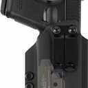 kydex IWB Holster for Glock 17 19 45 MOS Taurus G2C G3C G3 Toro Springfield Hellcat with Olight PL-Mini 2 Valkyrie 600 Lumens Tactical Flashlight red dot Optics RMR Cut