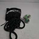 PowerFlow Garden Hose, NON-EXPANDABLE 25 Feet Premium Quality Stainless Steel Metal Water Hose with Durable Fabric Skin, Hose For Commercial, Residential Use, Bonus 10-way Spray Nozzle (25 Ft, Black)