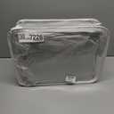 Faux Fur Comforter Set with Fitted Sheet - Luxury Ultra Soft Fluffy Fuzzy Queen Comforter Set, Cozy Warm Plush Bedding Comforter for Winter, 4 Pcs (1 Comforter +1 Fitted Sheet + 2 Pillowcases) (Light Grey)