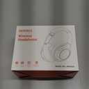 BERIBES Bluetooth Headphones Over Ear, 65H Playtime and 6 EQ Music Modes Wireless Headphones with Microphone, HiFi Stereo Foldable Lightweight Headset, Deep Bass for Home Office Cellphone PC Ect. (Black)