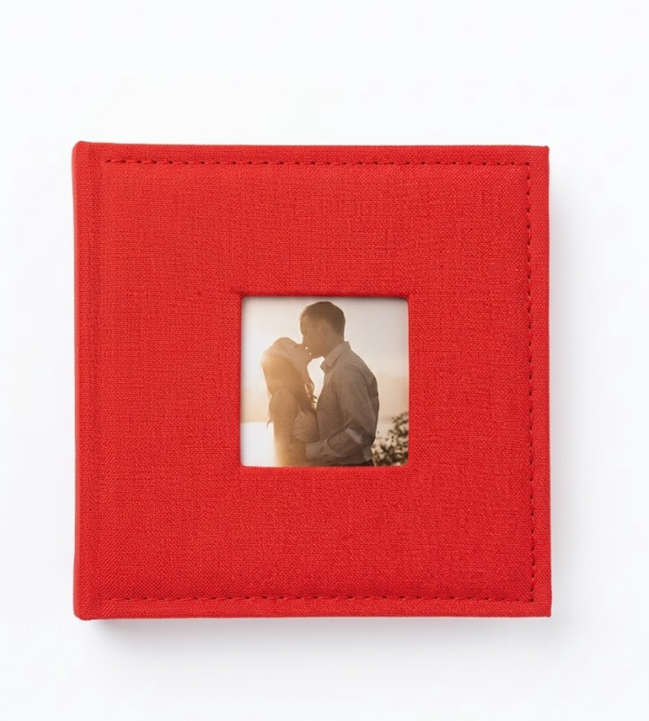 Cherrich Small Photo Album 4x6 100 Pockets with Writing Space Linen Cover Picture Book Holds 4x6 Photos for Wedding, Baby, Family, Graduation