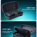 JSAUX Carrying Case for ROG Xbox Ally / ROG Xbox Ally X (2025) Double-Decker, Protective Hard Shell, Dual Layer Portable Travel Storage Bag Fits Adapter, Cable and Accessories -BG0136