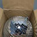 Alytimes Mirror Disco Ball - 8-Inch Cool and Fun Silver Hanging Party Disco Ball Big Party Decorations, Party Design