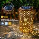 Mothers Day Gifts for Mom Grandma - Birthday Gifts for Women, Hummingbird Solar Lanterns Outdoor Waterproof, Garden Decor for Outside