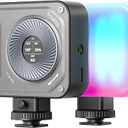 SMALLRIG Vibe P108 Pro RGB Video Light, Portable Led Camera Light for Photography, Cold Shoe Light, CRI95+, 2500-6500K, 12 Effects, Fill Light Accessories for Content Creator, Streaming