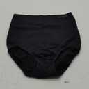 Nine West Women's Underwear Black Comfortable and Stylish Black Seamless Panties with a Wide Waistband.Perfect for Everyday Wear, Size M 