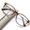 EASY READ Reading Glasses for Women, Blue Light Blocking Readers with Spring Hinge, Readers for Eye Strain Relief(Magnification 2.50, Tortoise)