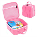 Carrying Case Compatible with Little Tikes Story Dream Machine, Portable Storage Case for Books, Character and Other Accessories - Suitable for Travel and Home Storage (Pink)