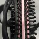 Farery Mini Thermal Brush 3 Temperature Adjustable, 3/4 Inch Travel Curling Iron for Short Hair, Heated Round Brush for Touch ups and Small Curls, Travel Size Curling Wand, Dual Voltage, Pink